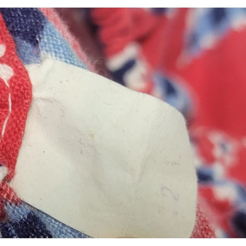Vintage 70s Baby Bloomers Mushroom Floral Gingham Red Diaper Cover 6-9